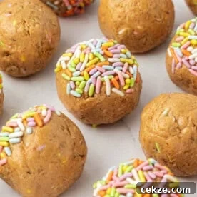 Birthday Cake Protein Balls Recipe for High-Protein Snacks 15 birthday cake protein balls