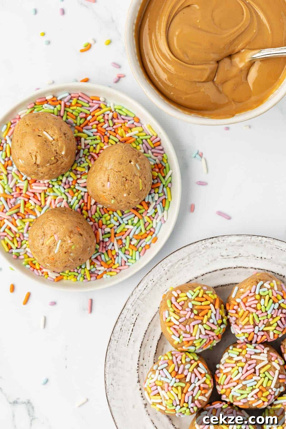 Birthday Cake Protein Balls Recipe for High-Protein Snacks 8 birthday cake protein balls
