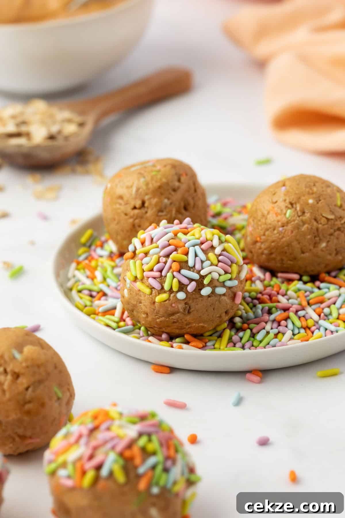 Birthday Cake Protein Balls Recipe for High-Protein Snacks 10 birthday cake protein balls