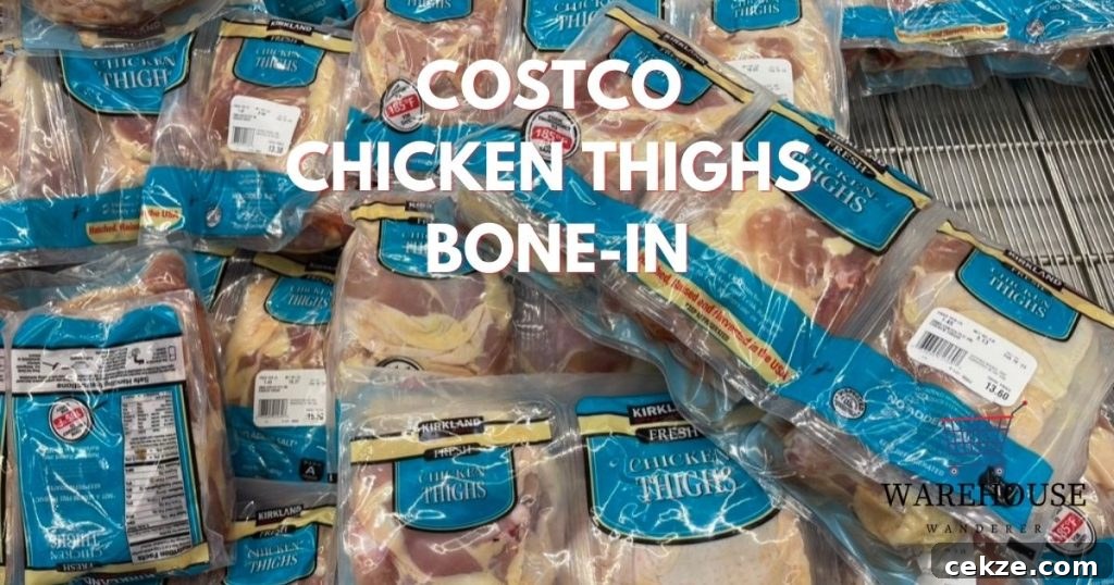 Picture of Costco Chicken Thighs Bone-In