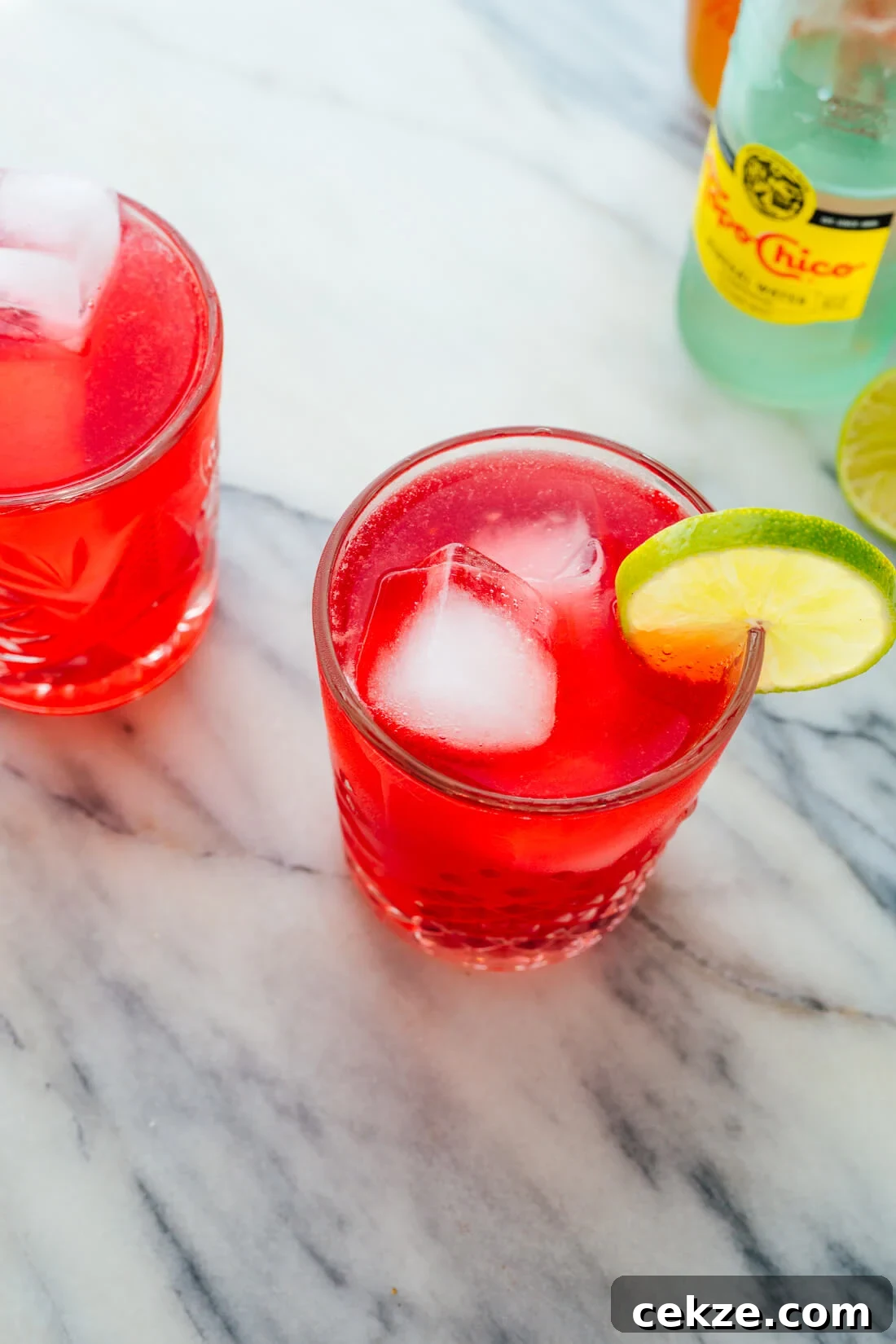 Hibiscus Cooler Mocktail Recipe: Refreshing Floral Summer Drink 5 easy non-alcoholic cocktail recipe