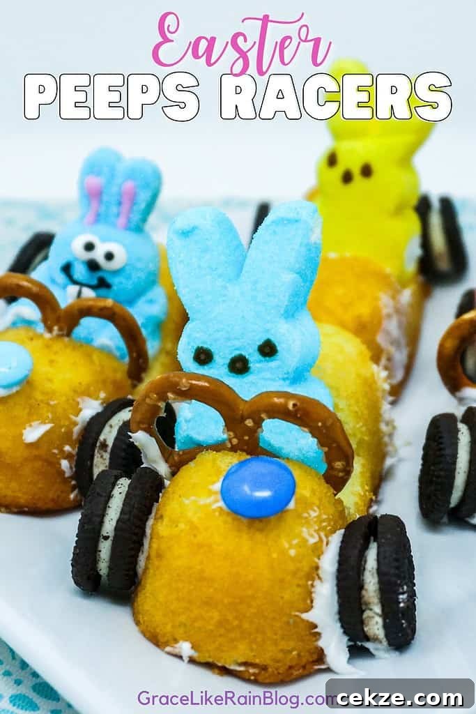Easter Peeps Race Cars