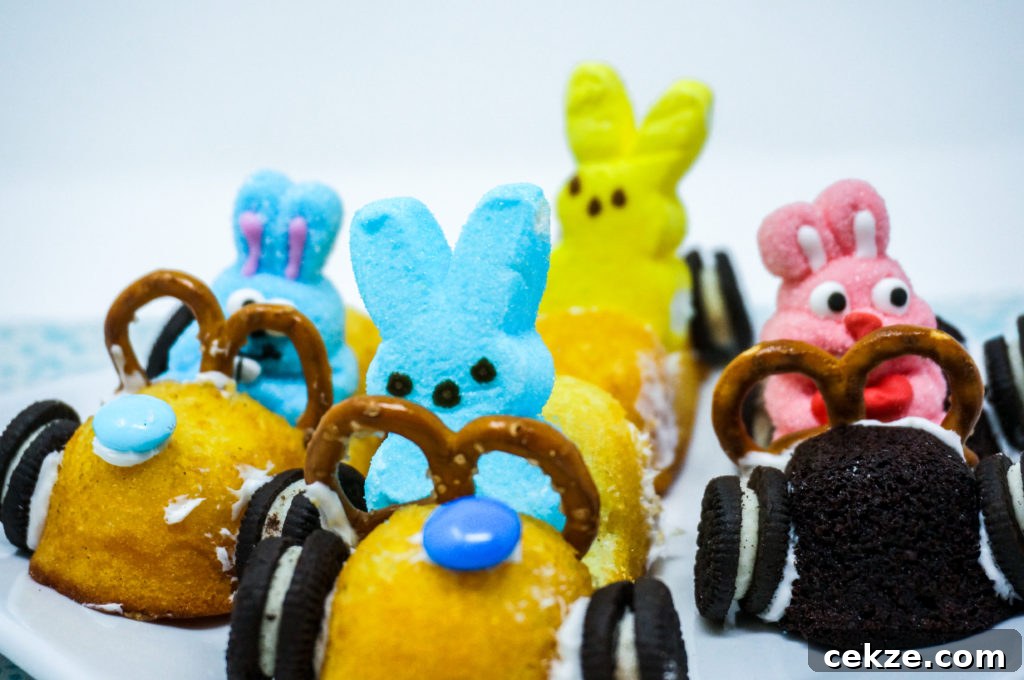 Easter Peeps Twinkie Racers