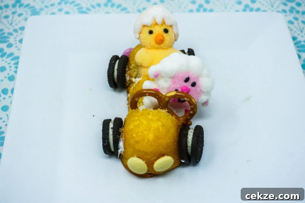 Easter Peeps Twinkie Racers