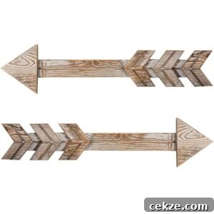 farmhouse decor arrows