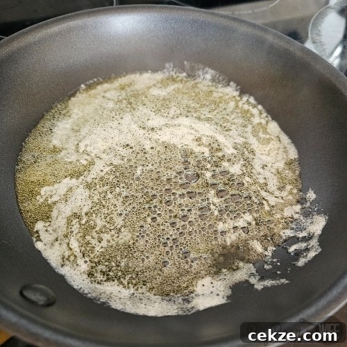melted butter