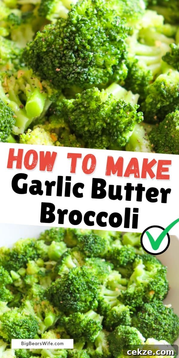 Satisfy your cravings with a tantalizing dish that combines the goodness of broccoli with the heavenly flavors of garlic butter.