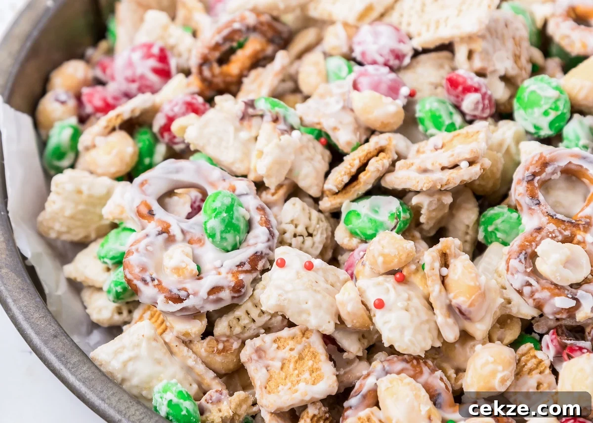 pretzels, holiday sprinkles with white chocolate coating