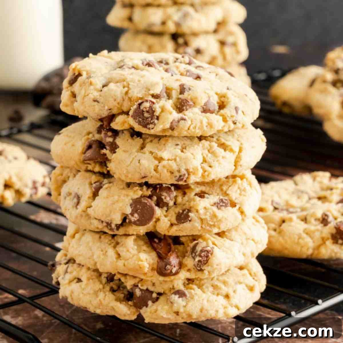 Double Chocolate Chip Oatmeal Cookies featured image.