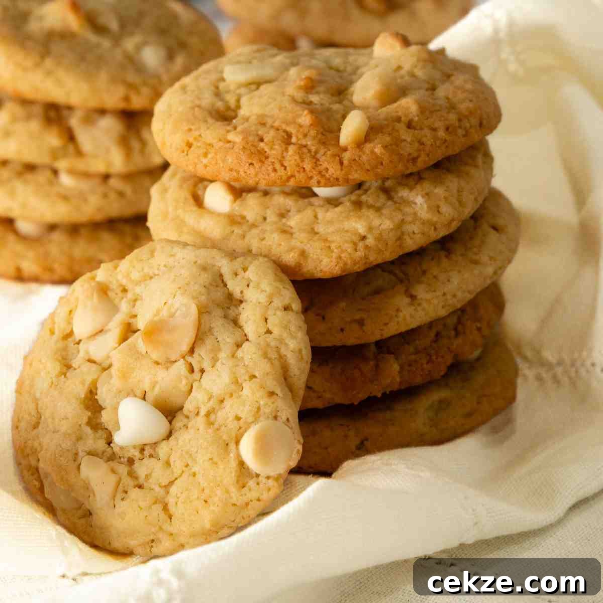 Lemon Macadamia Nut Cookies featured image.