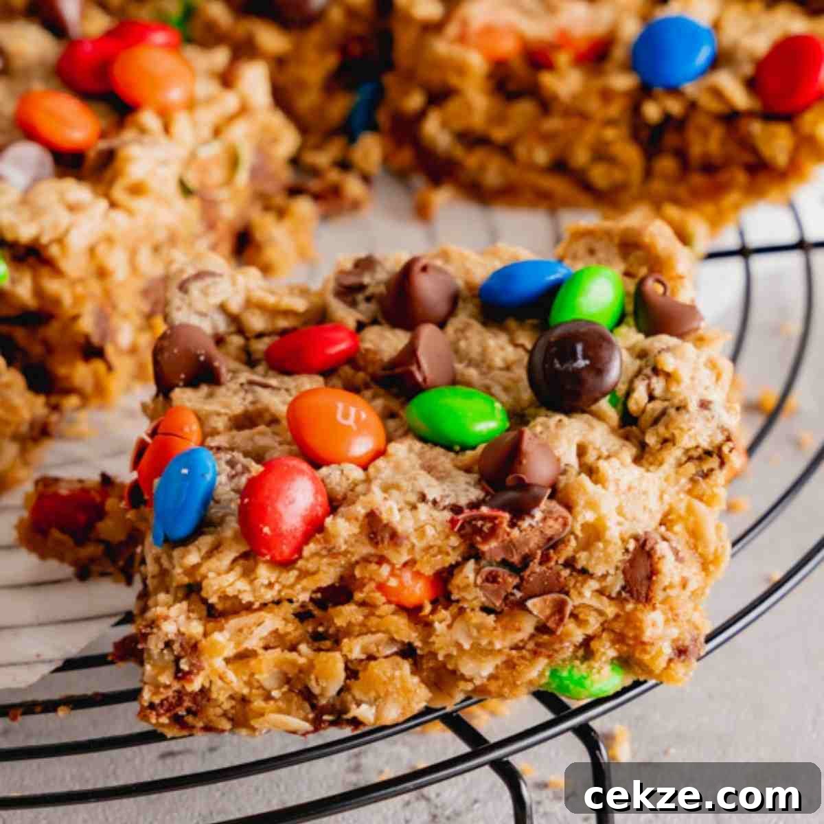 Monster Cookie Bars featured image.