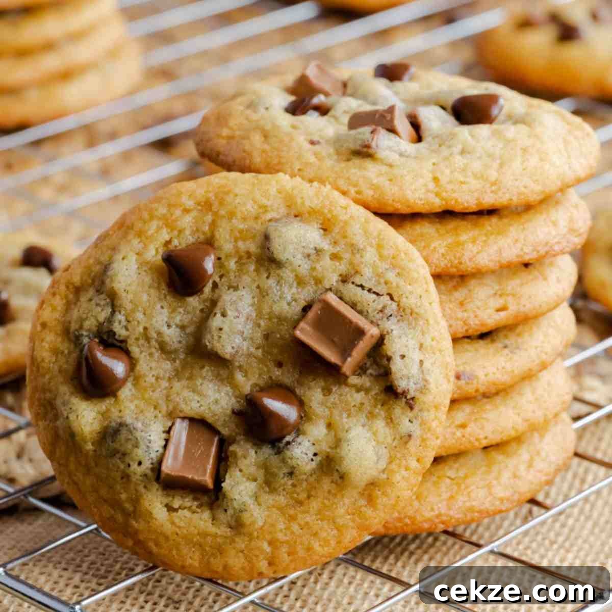 Chewy Chocolate Chip Chunk Cookies featured image.