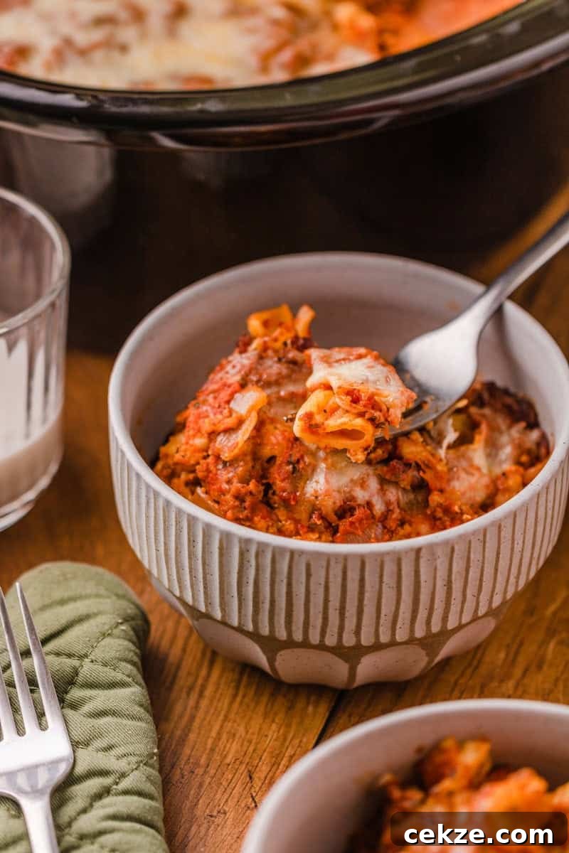 17 Slow Cooker Dinner Recipes That Make Weeknights Simple 3 Slow Cooker Ziti