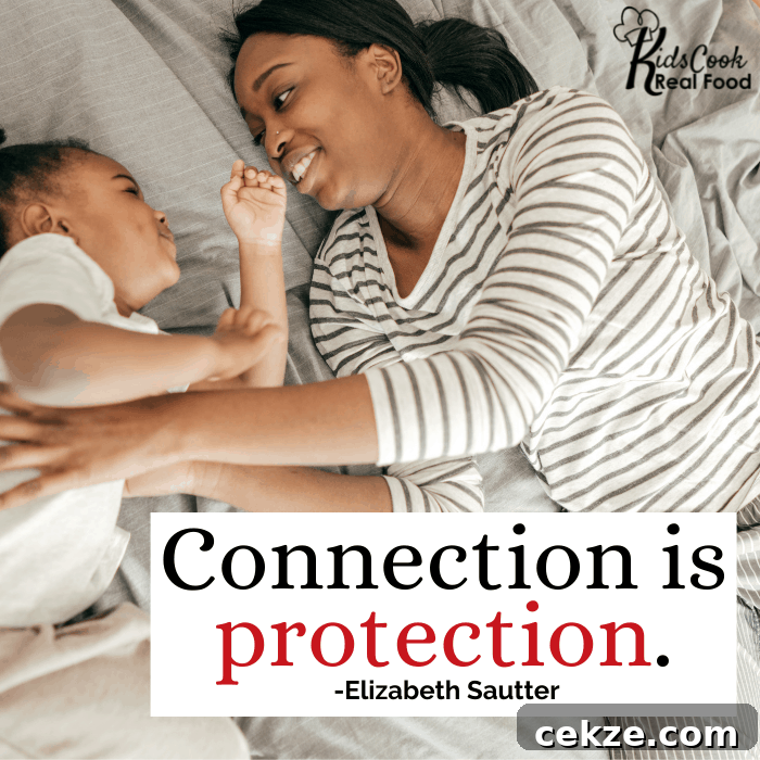 Connection is protection. -Elizabeth Sautter