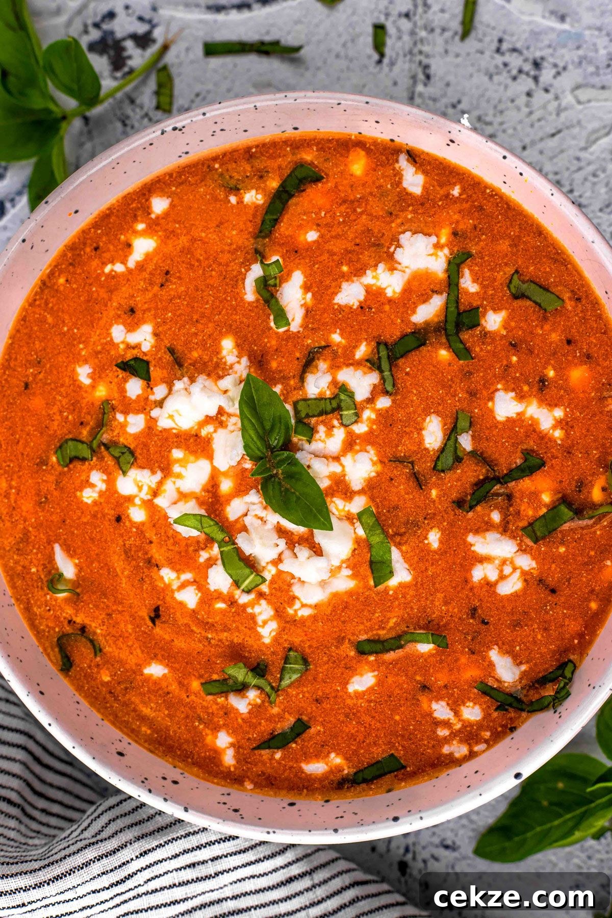 feta and tomato soup