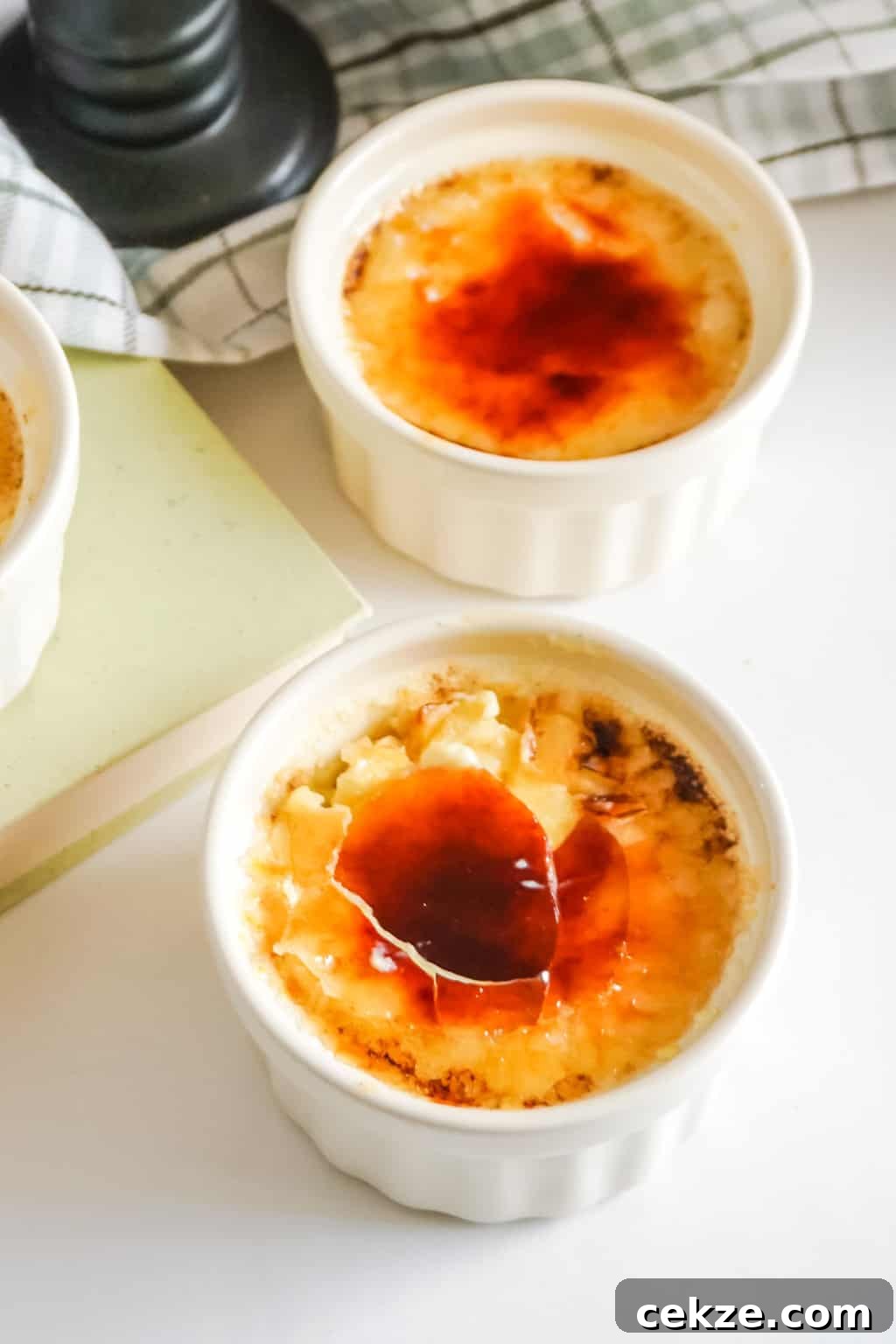 Crème brûlée pin