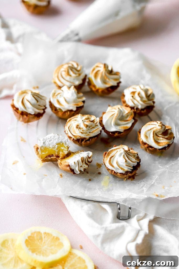 mini lemon meringue pies
