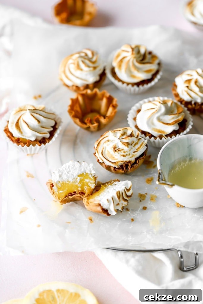 mini lemon meringue pies