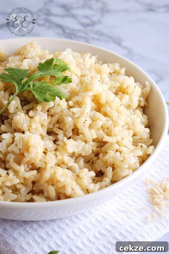 Pressure Cooker Brown Rice