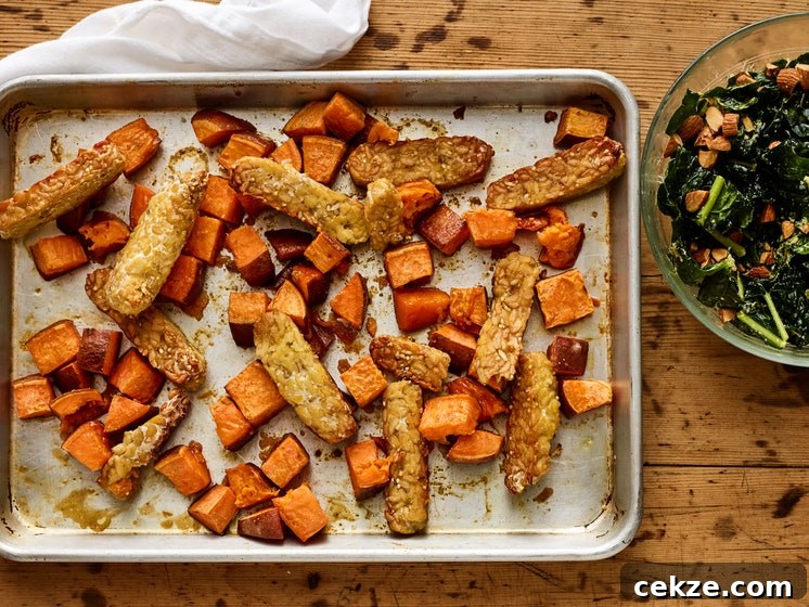 Maple Tempeh & Sweet Potatoes
