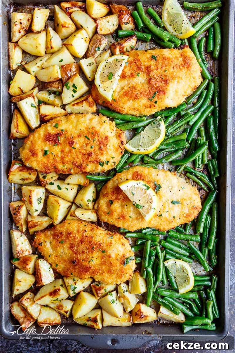 Parmesan Baked Chicken Milanese