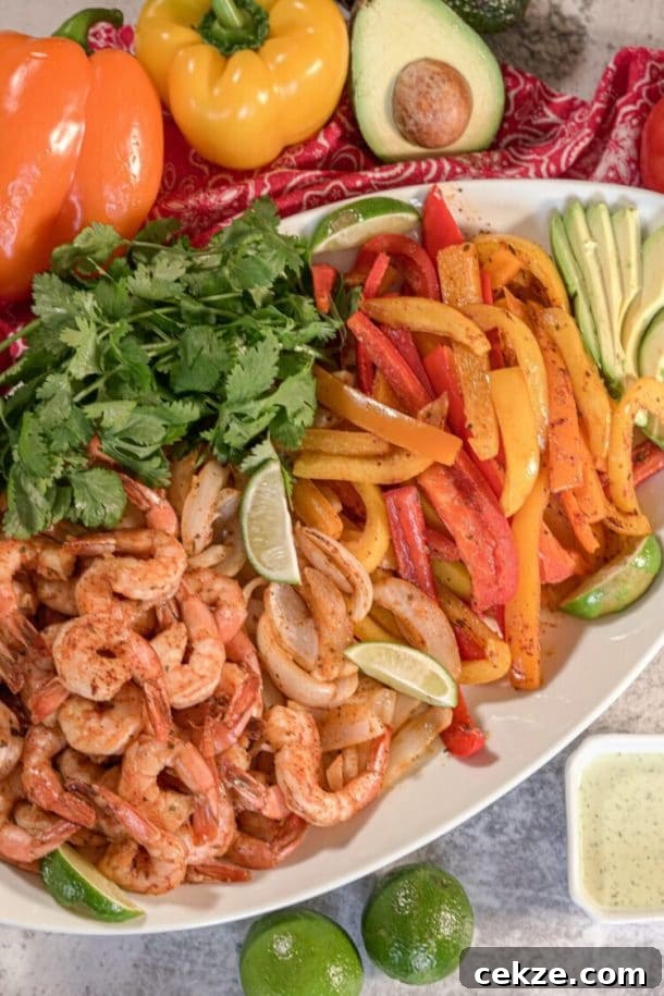 Shrimp Fajitas
