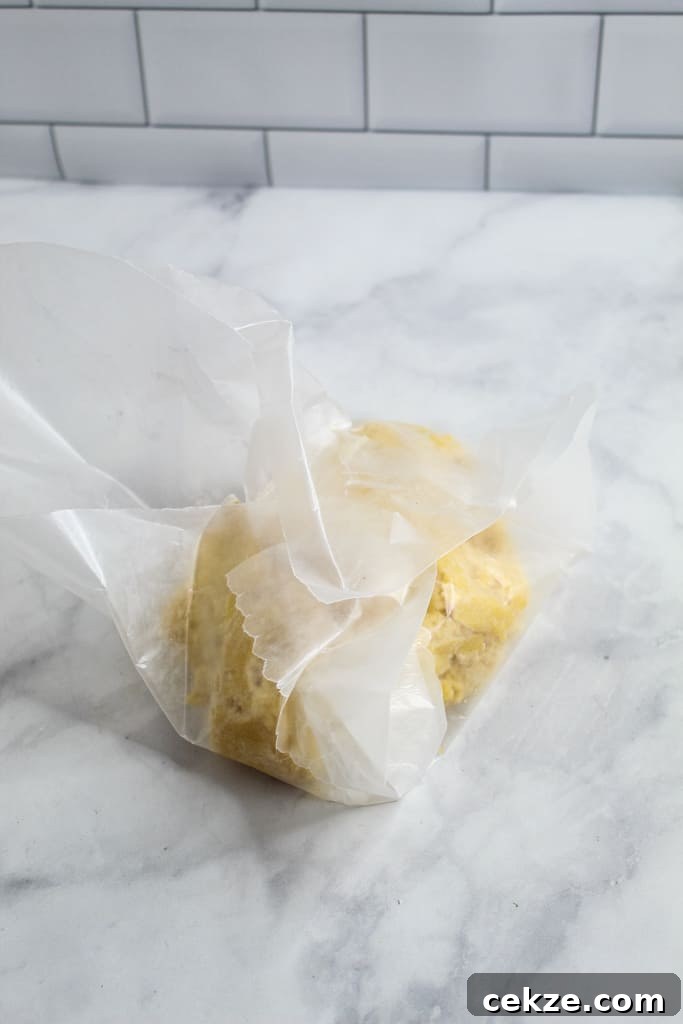 Almond Flour Biscuits ball of dough