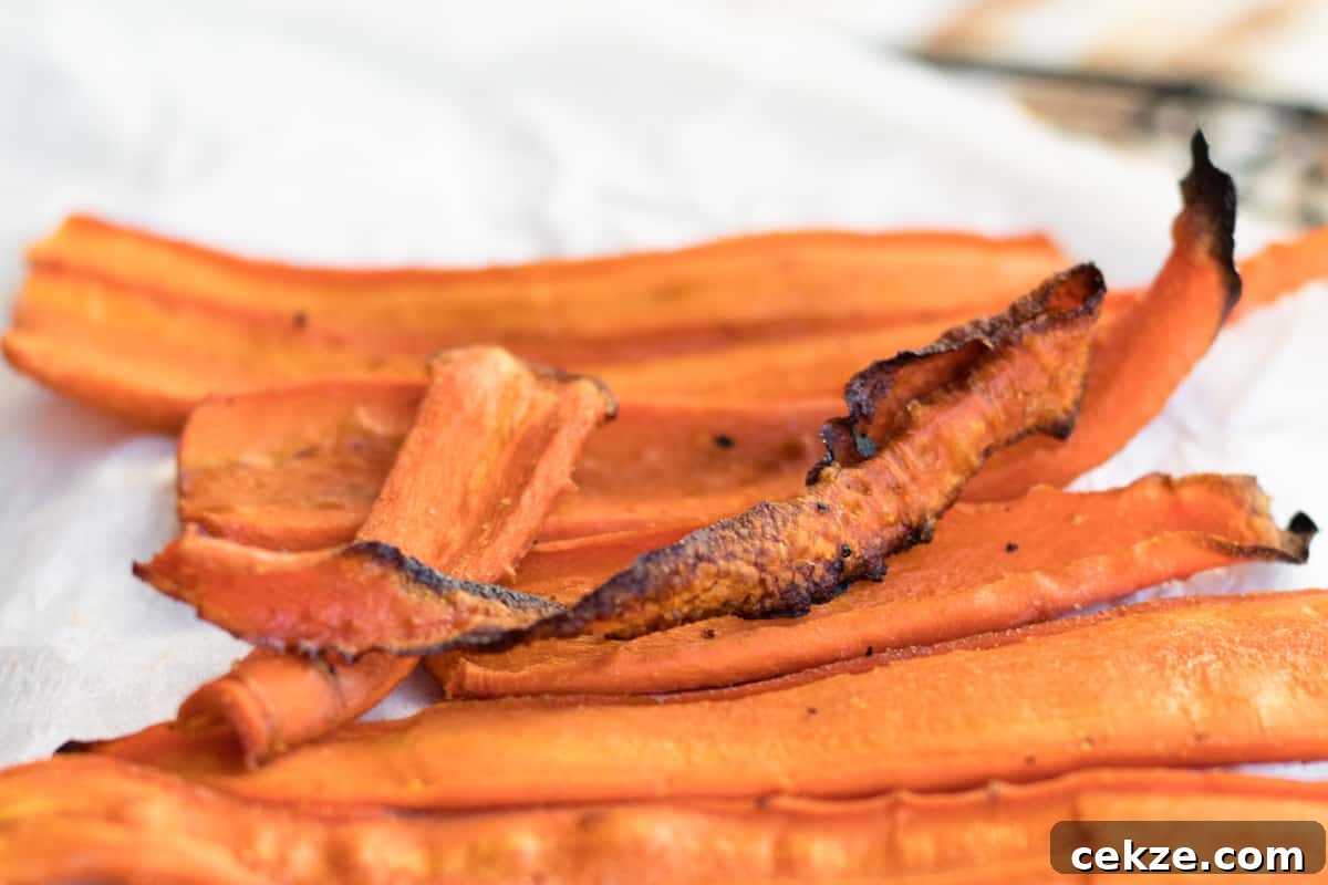 Crispy Bacon-Roasted Carrots with Maple Glaze 10 cripsy carrot bacon