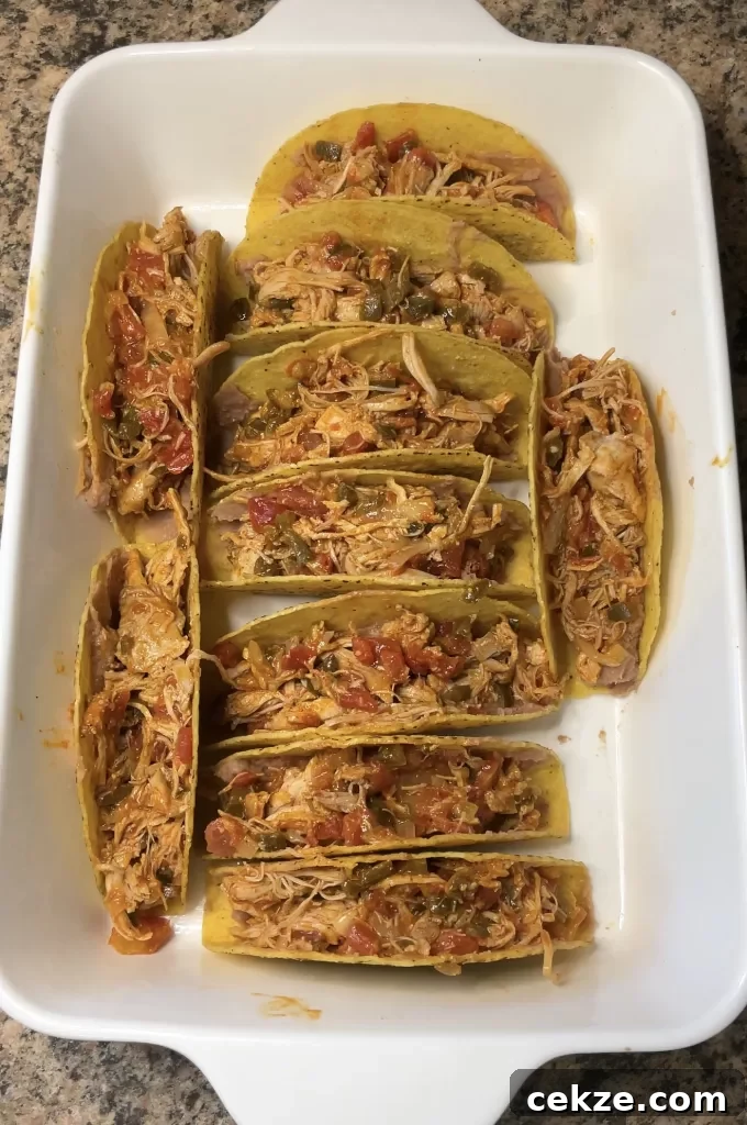 Baked Chicken Tacos