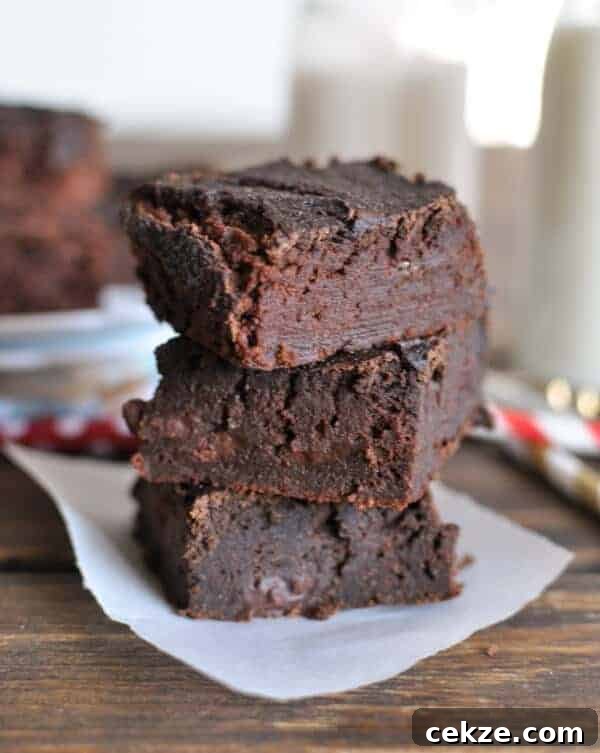 Double Chocolate Paleo Brownies