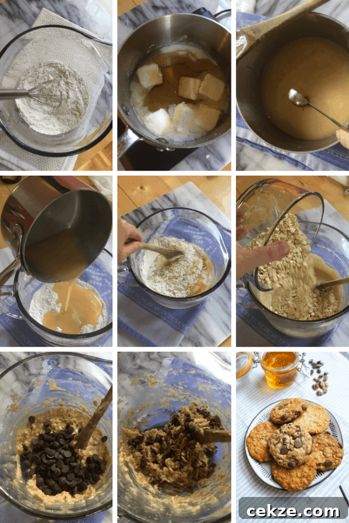 Ingredients for golden syrup cookies