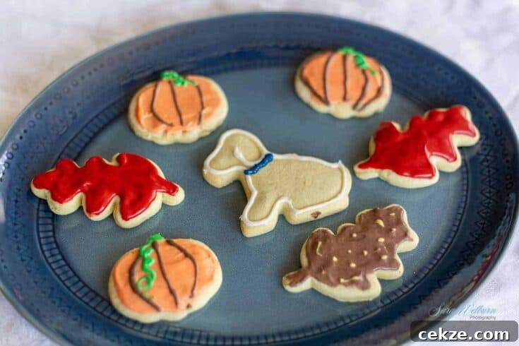 Image for Fall Sour Cream Sugar Cookies with Cream Cheese Frosting
