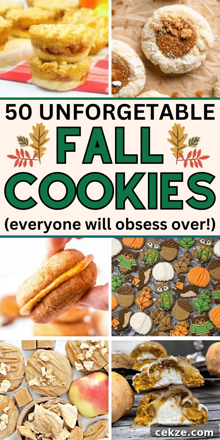 50 Fall Cookie Recipes for Cozy Autumn Baking Ideas 13 Cute fall cookie ideas! Looking for the best fall cookie recipes? You must try these quick and easy fall cookies!