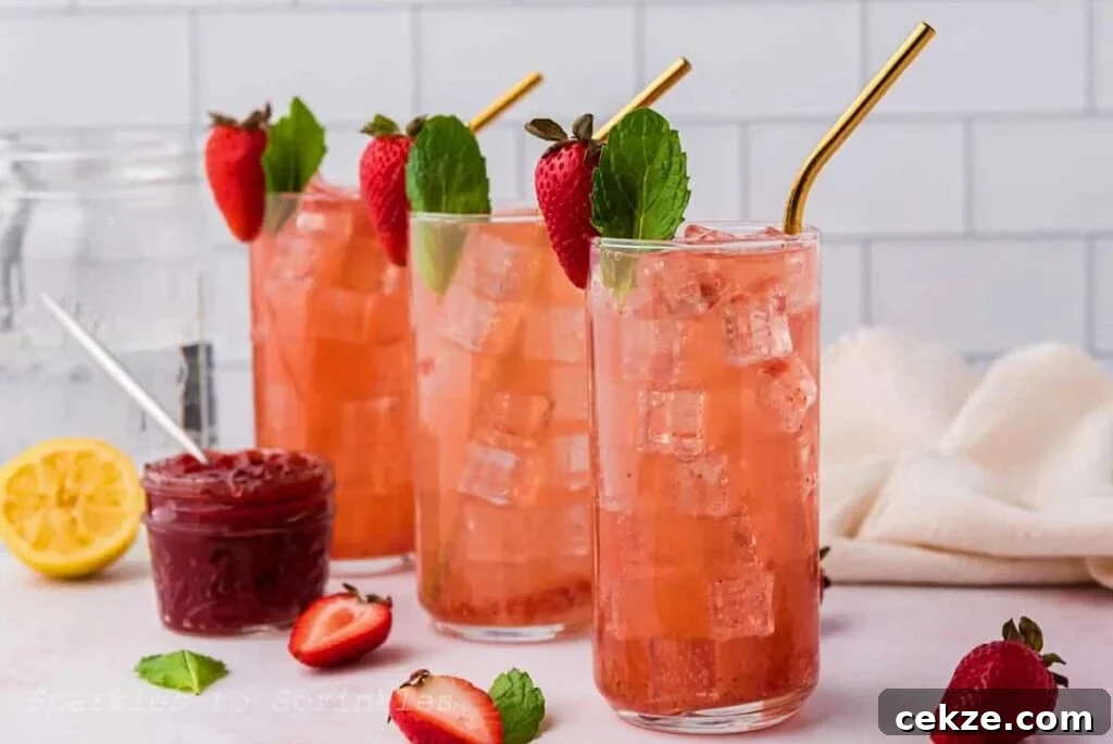 49 TikTok Recipes That Truly Live Up to the Hype 25 Glasses of seltzer with jam