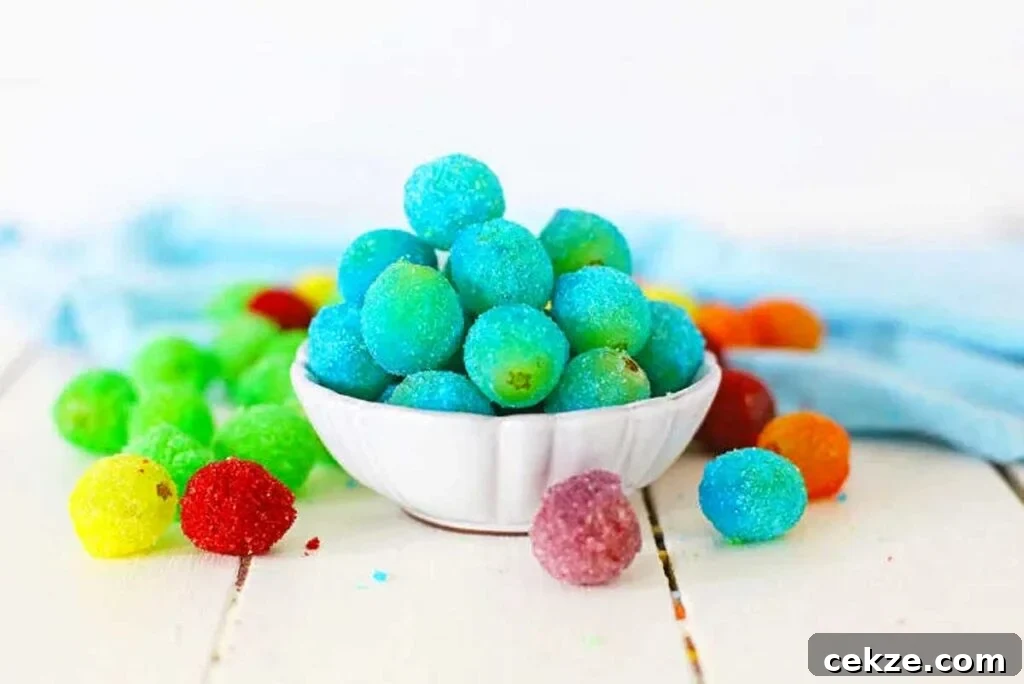 49 TikTok Recipes That Truly Live Up to the Hype 38 Jello coated grapes in a bowl