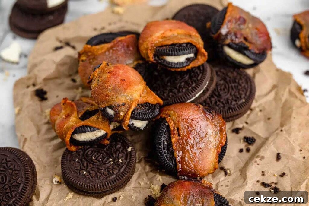 49 TikTok Recipes That Truly Live Up to the Hype 40 A pile of bacon wrapped oreos