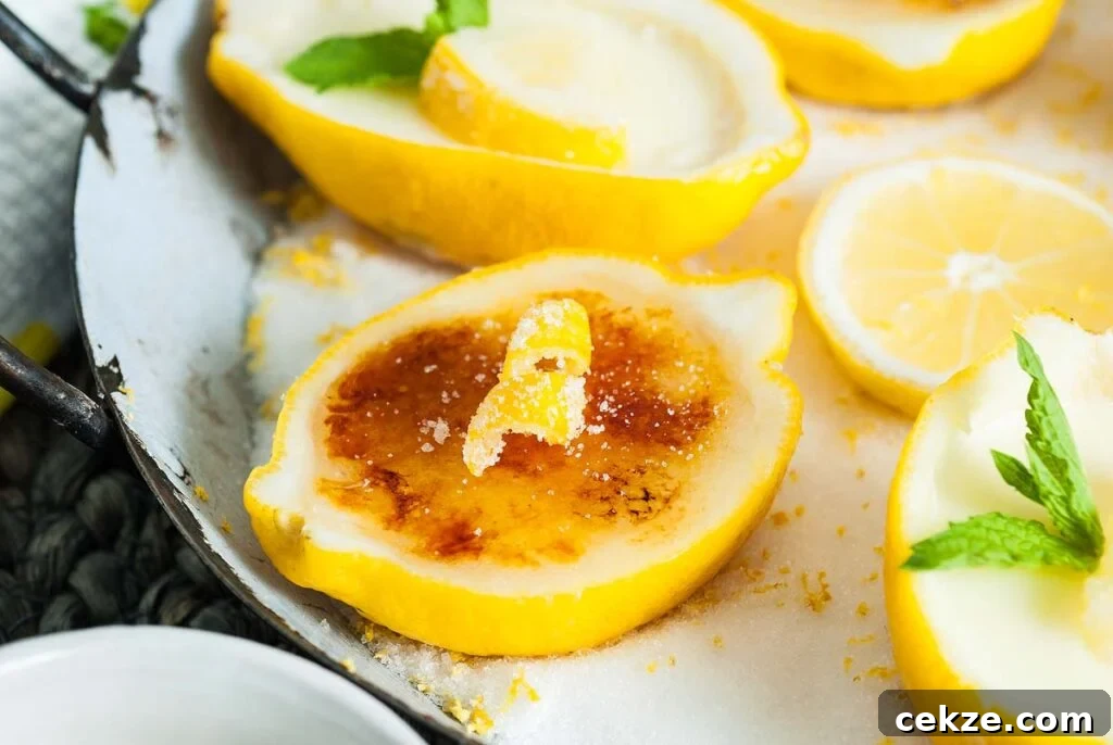49 TikTok Recipes That Truly Live Up to the Hype 7 A lemon dessert served in a lemon shell.