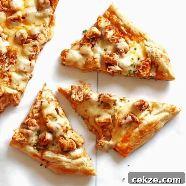 Buffalo chicken pizza