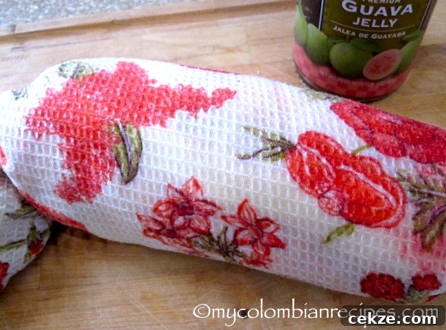 Colombian Red Guava Roll Cake Recipe 5 Rollo Rojo de Guayaba (Colombian Red Roll Cake with Guava)