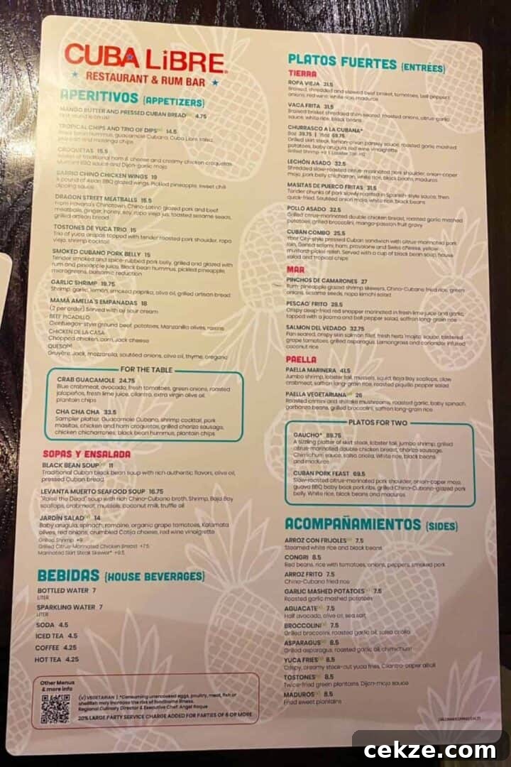 Cuba Libre Orlando Brunch Review: Menu, Atmosphere & Value 8 cuba libre orlando standard dinner menu
