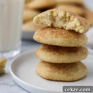 Close up of a stack of buttermilk cookies.