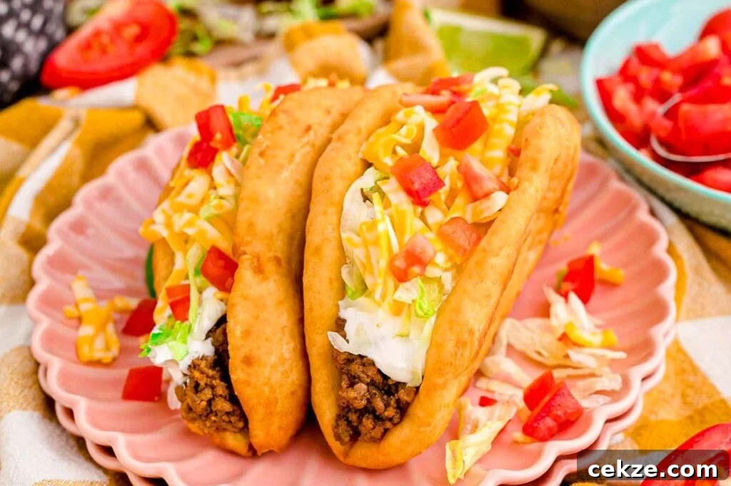Homemade chalupas on a plate.