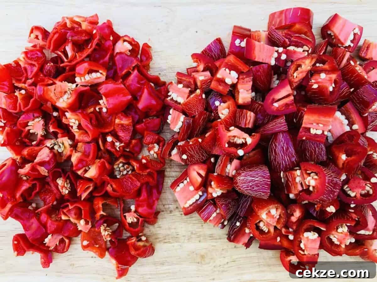 Homemade Hot Sauce Recipe: Quick, Flavorful Chili Sauce 6 Oh, did I tell you to use gloves doing this step of chopping the peppers?