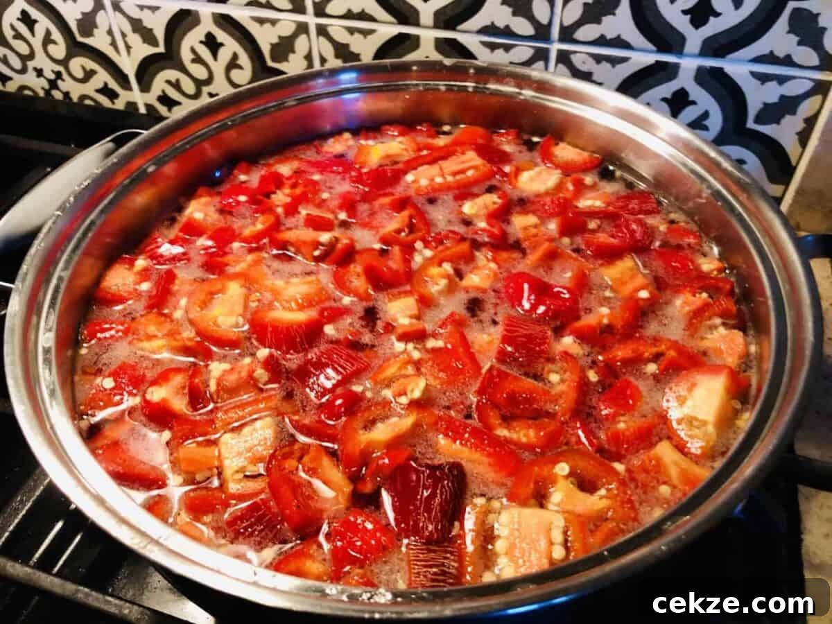 Homemade Hot Sauce Recipe: Quick, Flavorful Chili Sauce 7 The fumes make everyone clear out of the house while simmering the peppers on the stove.