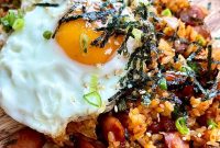 Kimchi Fried Rice (Kimchi Bokkeumbap) Authentic Korean Recipe
