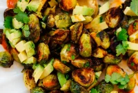 Crispy Buffalo Brussels Sprouts Recipe with Tangy Dip