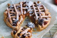 Apple and Walnut Pizza with Honey and Brie