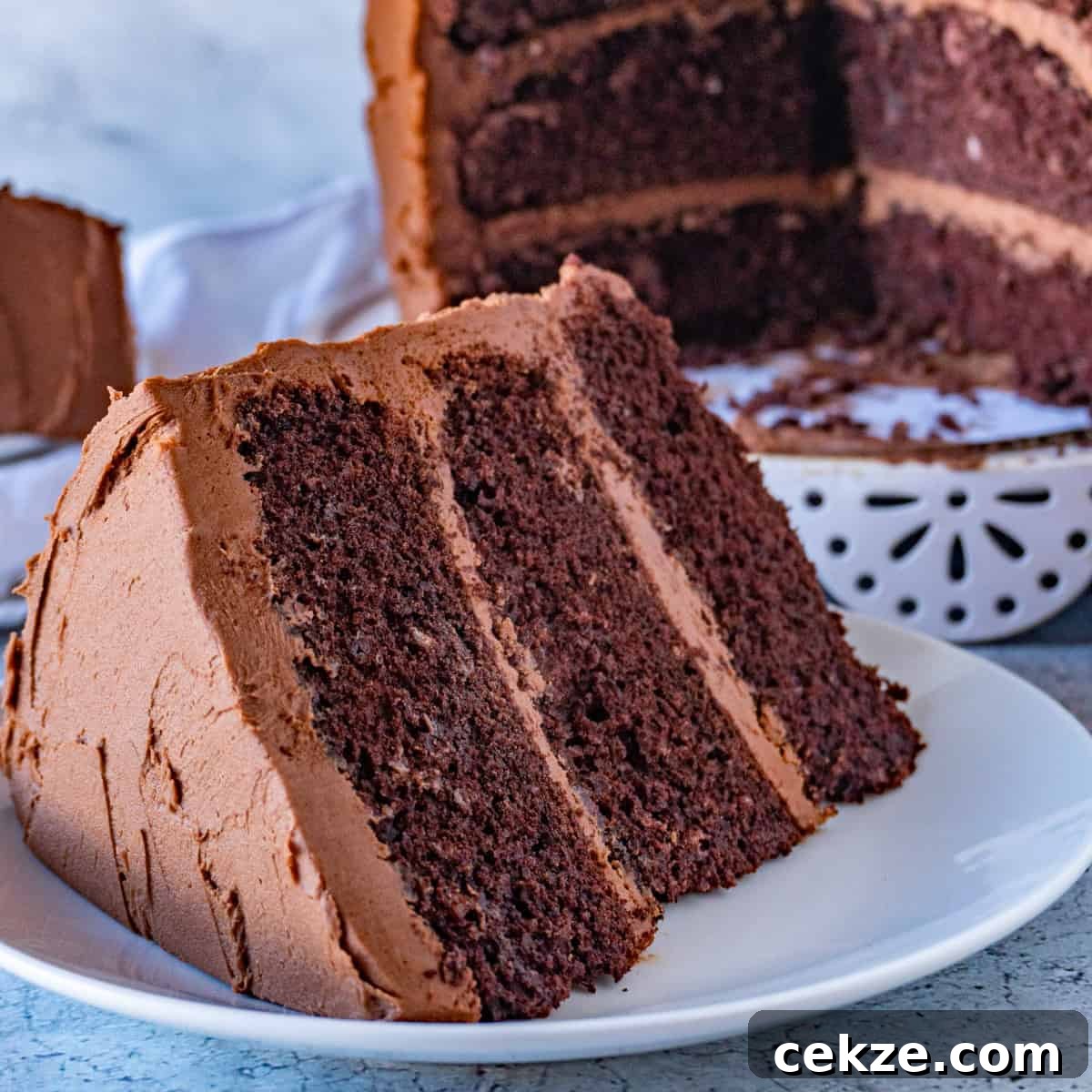 Buttermilk Chocolate Cake Recipe