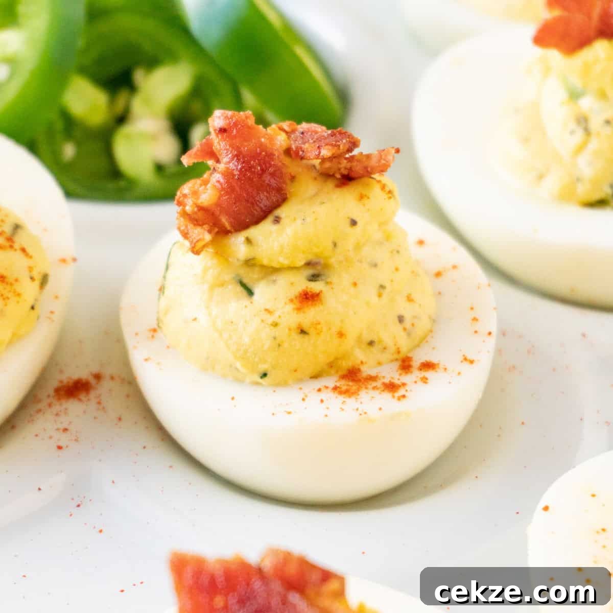 Bacon Jalapeno Deviled Eggs
