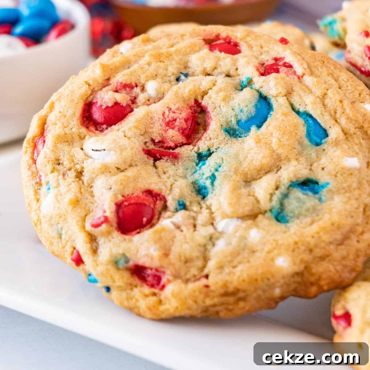 Red White and Blue Cookies